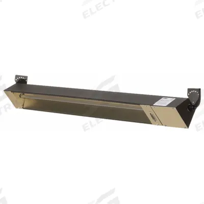 FOSTORIA Outdoor/Indoor Quartz Infrared Heater, Brown, 3000W 240V: 3000W Watt Output - Indoor/Outdoor Suspended Infrared Radiant Electric Ceiling Heaters