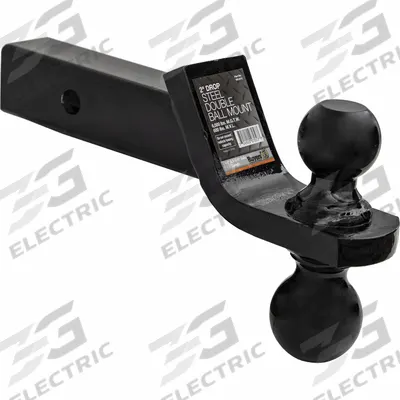 BUYERS PRODUCTS Ball Mount: Class 4, 2 in Compatible Ball Shank Dia - Ball Mounts with Hitch Ball