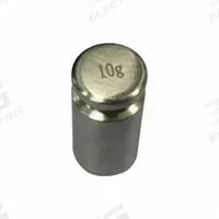 OHAUS Calibration Weight: 10 g Nominal Mass, Cylinder Calibration Wt, 6, No Certificate, Metric (MPN 80850121). Key specifications — Brand: OHAUS; Calibration Weight Material: Stainless Steel.