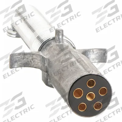 VELVAC Plug: 6-Way, Plastic, Cables, Spring Guard (MPN 055049) - Fleet and Vehicle Maintenance