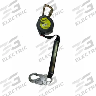 MILLER BY PIP Self-Retracting Lifeline: Aluminum Rebar Hook Anchor, 6 ft Line - Personal SRLs