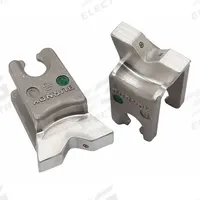 BURNDY Upper and Lower Crimping Die: 1 AWG Copper Lug, YA/YS, 1 Sizes, 6 ton Max Crimping Force (MPN W1CVT). Key specifications — attr511073: YA; attr511072: Copper; attr473934: BURNDY; attr511069: Green; attr542116: 1 AWG Copper Lug; attr511067: MD7.