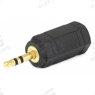 MONOPRICE Audio Adapter: (1) 2.5 mm Stereo Male x (1) 3.5 mm Stereo Female Adapter - Analog & Digital Audio Splitters & Adapters