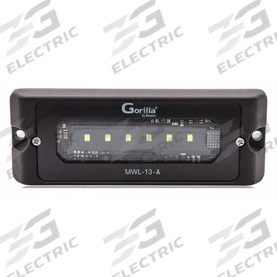 MAXXIMA Vehicle Work Light: Rectangular, Flood, LED, Bracket, Wire Leads, Universal - Vehicle Floodlights