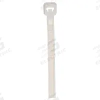 GRAINGER Cable Tie: 8 in Nominal Lg, 2 in Nominal Max. Bundle Dia., 0.1 in Wd, Natural, 1,000 PK (MPN 36J135). Key specifications — Outdoor Use: No; Color: Natural; Brand: GRAINGER.