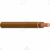 Building Wire: Copper, 8 AWG, 1 Conductors, Stranded, Brown, 1,000 ft Lg, THHN/THWN-2 (MPN 23847706). Key specifications — Voltage: 600 V; Brand: SOUTHWIRE.