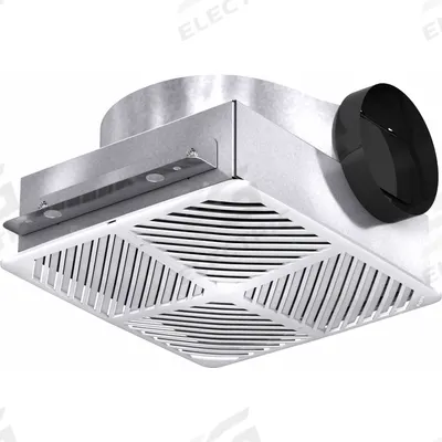 Dayton Bath Exhaust Fan: Ceiling, 63 cfm Max, 0.4 sones, 1 Speed - Standard Bathroom Exhaust Fans
