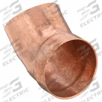 NIBCO Sweat Fitting Elbow: 2 in CTS x 2 in CTS, Cup x FTG, Wrot Copper (MPN 9062 2)