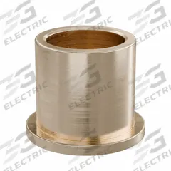 Flanged Sleeve Bearing: Bronze, SAE 841, 14 mm Bore, 18 mm OD, 18 mm Lg, -35°F to 300°F, 5 PK (MPN FFM1418-18B). Key specifications — System of Measurement: Metric; Material Grade: SAE 841; Flange Type: Flanged; Brand: OILITE.