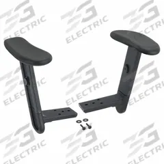 OFFICE STAR Arm Rest: Plastic, Black, 11 in Overall Lg, 3 3/4 in Overall Wd, 12 3/4 in Overall Ht (MPN A15). Key specifications — Manufacturer Part Number: A15; Material: Plastic; Product Type: Arm Rest; Brand: OFFICE STAR.