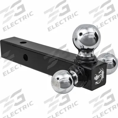 BUYERS PRODUCTS Tri Ball Mount: III/IV, 2 in_1 7/8 in_2 5/16 in Ball Dia - Ball Mounts with Hitch Ball