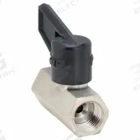 LEGRIS Manual Two-Way Ball Valve: 1/4 in, Nickel-Plated Brass, Straight, FNPT x FNPT, One-Piece (MPN 0492 04 13). Key specifications — Brand: LEGRIS; Handle: Lever.