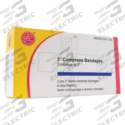 APPROVED VENDOR Bandage: 4 1/8 yd Dressing Lg, 3 in Dressing Wd, Gauze, Sterile - Conforming Gauze Bandages