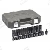 GEARWRENCH Socket Set: 3/8 in Drive Size, 8 mm to 22 mm Socket Size Range, Manganese Phosphate, SAE (MPN 84925N). Key specifications — attr1204251: GEARWRENCH; attr1215453: 3/8 in; attr1215454: 8 mm to 22 mm; attr1224229: Friction.