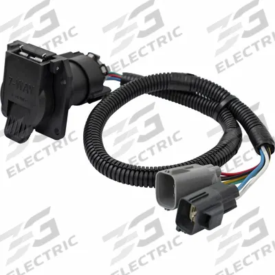 BUYERS PRODUCTS Trailer Connector: 7-Way, Steel, 10 ga Wire Gauge, Spring (MPN TC1775P) - Fleet and Vehicle Maintenance