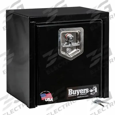 BUYERS PRODUCTS Underbody: Underbody Truck Box, Single Drop-Down Door Door, 15 in Overall Dp - Single Drop-Down Door Boxes