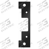 HES Electric Strike Faceplate: 1 1/4 in Wd, 4 7/8 in Ht, Black (MPN 501 BLK). Key specifications — Brand: HES; Compatible with Series: 5000; Product Type: Electric Strike Faceplate.