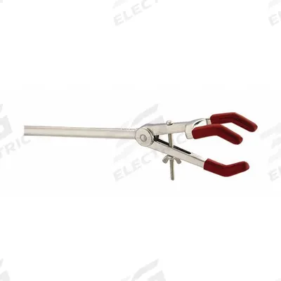 CHEMGLASS Test Tube Clamp: Clamp, Zinc Alloy, 5 in Overall Lg, 3 Prongs - Lab Clamps