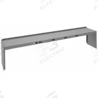 TENNSCO Electronic Riser: 96 in Overall Wd, 15 in Overall Dp, Gray, Carbon Steel, Steel, 18 in (MPN REI-18-1596-WK-1). Key specifications — Includes Mounting Hardware: Yes; Color: Gray.