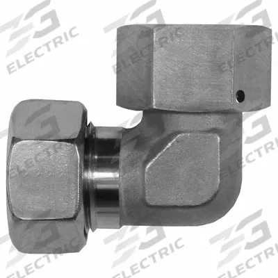 BRENNAN INDUSTRIES Compression Fitting Elbow: 14 mm OD x 14 mm OD size, Compression x Metric - Flareless Bite-Type Stainless Steel Compression Fittings