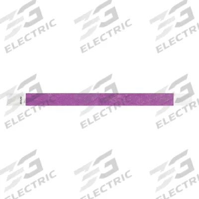 ID Wristband: No Legend, 10 in Overall Lg, 3/4 in Overall Wd, Tyvek, Blue - Security Wristbands