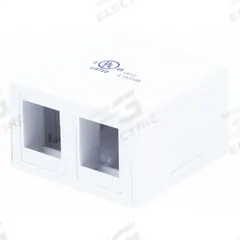 MONOPRICE Surface Mount Box: Keystone, Keystone Connector, 2 Ports, White, Keystone Connector, 7089. Key specifications — Features: Wall Mountable; Brand: MONOPRICE; Color: White.