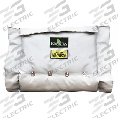 UNITHERM Insulated Pipe Jacket: For 31 in to 38 in Circumference, Fiberglass/Mineral Wool - Pipe Covers
