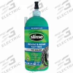 SLIME Tire Sealant: Tire Repair Sealant, Liquid, Bottle, 32 oz Container Size, Green (MPN 10009). Key specifications — Container Type: Bottle; Product Type: Tire Repair Sealant; Product Form: Liquid; Compatible Tire Type: Tractor Tires; Brand: SLIME.