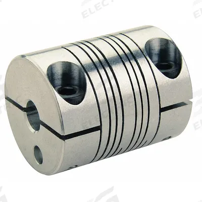 RULAND MANUFACTURING Motion Control Coupling: 3° Angular Misalignment, 10 mm Bore Dia 1, Clamp On - High-Precision Clamp-On Beam Shaft Couplings