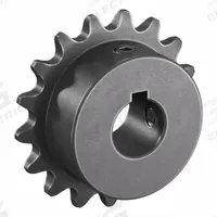TSUBAKI Single Strand Sprocket: 35, For 3/8 in Chain Pitch, 5/8 in Bore Dia, 17 Teeth, Steel (MPN 35B17F-5/8). Key specifications — Brand: TSUBAKI.