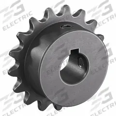 TSUBAKI Single Strand Sprocket: 35, For 3/8 in Chain Pitch, 5/8 in Bore Dia, 17 Teeth, Steel (MPN 35B17F-5/8). Key specifications — Brand: TSUBAKI.