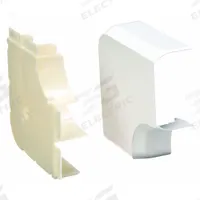 LEGRAND Flat Elbow: CableSmart 40N2, 4 in Wd, 2 in Ht, Plastic, White (MPN 40N2F11WH). Key specifications — Series: CableSmart 40N2; Material: Non-Metallic; Color: White; For Use With: 40N2 Raceways; Brand: LEGRAND; Item: 90 Degree Flat Elbow.