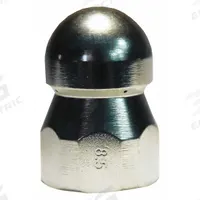 APPROVED VENDOR Sewer Nozzle: 8.5 Nozzle Size, 5,000 psi, 9.5 gpm, 5000 to 6000 psi, Fan (MPN AL0124722330). Key specifications — Inlet Gender: Female; Product Type: Sewer Nozzle; Nozzle Spray Pattern: Fan.