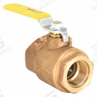 APOLLO Manual Two-Way Ball Valve: 1 1/4 in, Bronze, Straight, Female SAE x Female SAE, Full Port (MPN 7790601). Key specifications — Brand: APOLLO; Handle: Lever.