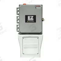 SJE-RHOMBUS Control Panel: Simplex, Single Phase, 120V AC, 0 to 15A, 2 Switches Included, Outdoor (MPN 1037806). Key specifications — Current: 0 to 15A; Rated Voltage: 120V AC; Alert Output: Audio; Intrinsic Safety: Not Specified Intrinsically Safe; Includes Reversing: Non-Reversing; Dosing Schedule: Demand Dose; Brand: SJE-RHOMBUS.