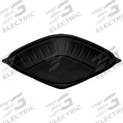 DART Disposable Bowl: Plastic, Unwrapped, 24 oz Bowl Capacity, Black, Patternless, 252 PK (MPN B24SB). Key specifications — attr553114: Square; attr553111: Patternless; attr553099: Uncoated/Unlined; attr553097: DART; attr553108: No; attr553107: Plastic.