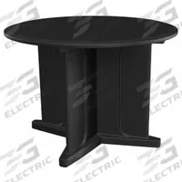 CORTECH Table: 29 in Overall Ht, 42 in Overall Dia, No Game Top, Ballast Accepted, Black, ISO 22196 (MPN 66749BK). Key specifications — attr1032567: CORTECH; attr1032564: Ballast Accepted; attr1032590: Polyethylene; attr1075036: Endurance.