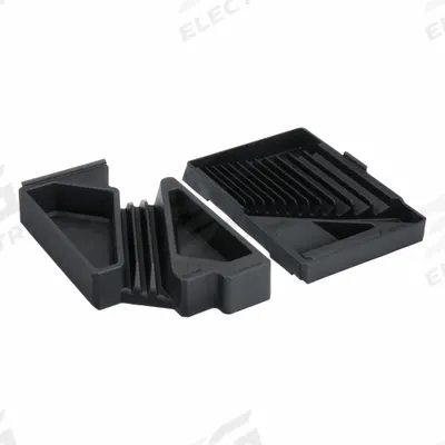 MILWAUKEE PACKOUT Socket Tray: 9 in W x 12 3/8 in D x 3 7/8 in H, Polypropylene - PACKOUT Tool Organizer Trays