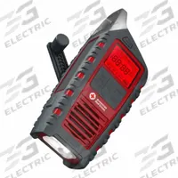 ETON All Band Weather Radio: AM/FM/NOAA, Red, 2 5/16 in Overall Dp, 8 1/4 in Overall Ht (MPN ARCODYSSEY). Key specifications — Features: Shortwave; Includes: USB-C Cable; Radio Bands: NOAA; Alert Style: Visual Alert; Brand: ETON; Includes Display: Display Included.