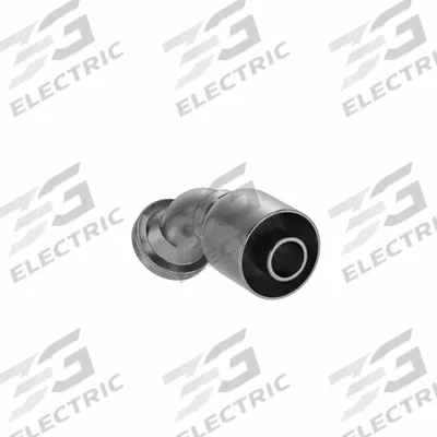 PARKER Hydraulic Crimp Fitting: Steel x Steel, 45° Elbow, -16 For Hose Dash Size - Crimp Hydraulic Hose Fittings with Flange Connection