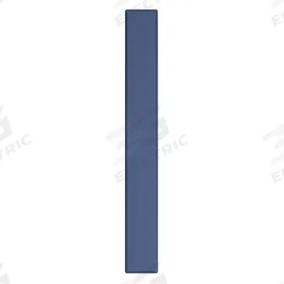 ASI GLOBAL PARTITIONS Partition Column: Steel, Smooth Semi Gloss, Royal Blue, 82 in Ht - Pilasters for Bathroom Partitions