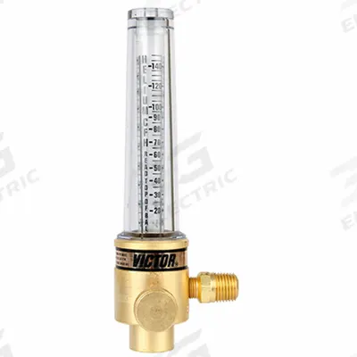 VICTOR Flowmeter: 9/16"-18 F RH Inlet, 5/8"-18 F RH Outlet - Flowmeters