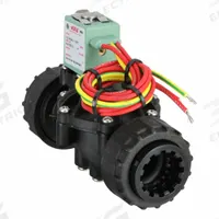 ASCO Solenoid Valve: 2-Way, Configurable, 3/4 in Pipe Size, 24V DC, Watertight, Plastic Body (MPN K212A043L1100F1). Key specifications — Pipe Size: 3/4 in; Voltage: 24V DC; Brand: ASCO; Coil Enclosure: Watertight.