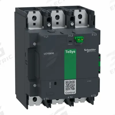 SCHNEIDER Contactor: 3 Poles, 3NO Contacts, 800 A - Non-Reversing IEC Contactors