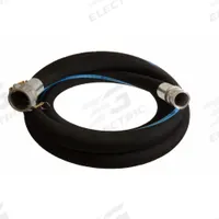 Suction and Discharge Hose: 1 in Hose Inside Dia., 150 psi, Black, 1 in x 1 in Fitting Size (MPN RSG100-50CE). Key specifications — Temp. Range: -25° to 200°F; Hose Color: Black; Brand: CONTINENTAL.