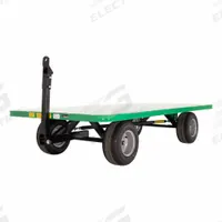 VALLEY CRAFT Quad-Steer Trailer: 2,000 lb Cap, 96 in L x 48 in W x 20 in H Deck, 14 ga Deck Gauge (MPN F83978). Key specifications — Brand: VALLEY CRAFT; Color: Green; Hitch Type: Pin & Clevis.