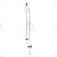 KIMBLE Straight Bore Buret with Side Reservoir: 5 mL, A, 815 mm, ±0.01 mL, 0.01 mL Inc (MPN 17132F-5). Key specifications — Closure Included: No; Tolerance: ±0.01 mL; Brand: KIMBLE; Body Material: Borosilicate Glass.