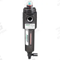 SPEEDAIRE Pneumatic Oil Filter: Coalescing, 3/8 in NPT, 0.01 micron, 10.5 cfm, Metal Bowl, Compact (MPN 4ZL25). Key specifications — attr110055: Compact; attr110008: SPEEDAIRE.