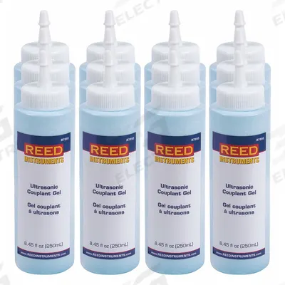 REED INSTRUMENTS Ultrasonic Couplant Gel 8.45 oz: Ultrasonic Couplant Gel, R7900/TM-8811