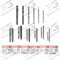 HELI-COIL Thread Repair Kit: 6 Inserts, 54 Pieces, 3 # of Sizes, Tanged Tang Style, Free-Running (MPN 4934). Key specifications — Material Grade/Class: 18-8; Thread Direction: Right Hand; Insert Types Included: Helical Inserts; STI Tap Size: 7/16"-14; Compatible Material: Metal; System of Measurement: Inch; Brand: HELI-COIL; Thread Type: Coarse.